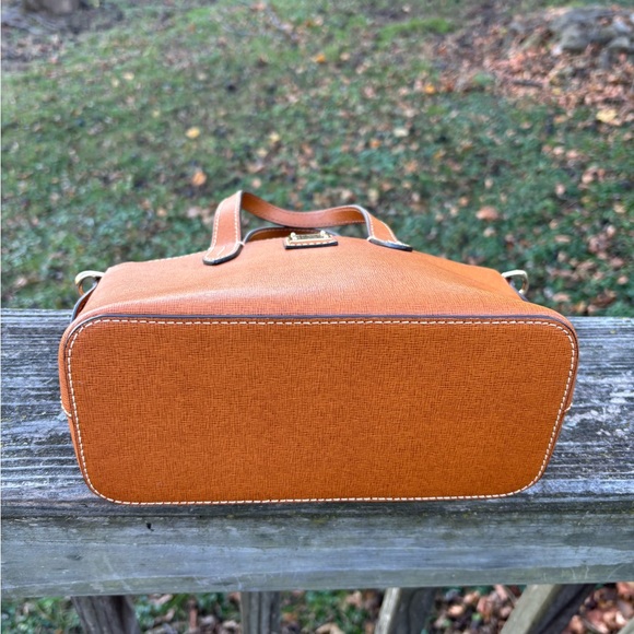 Dooney & Bourke Saffiano Leather Small Satchel/Crossbody Bag - Picture 7 of 11